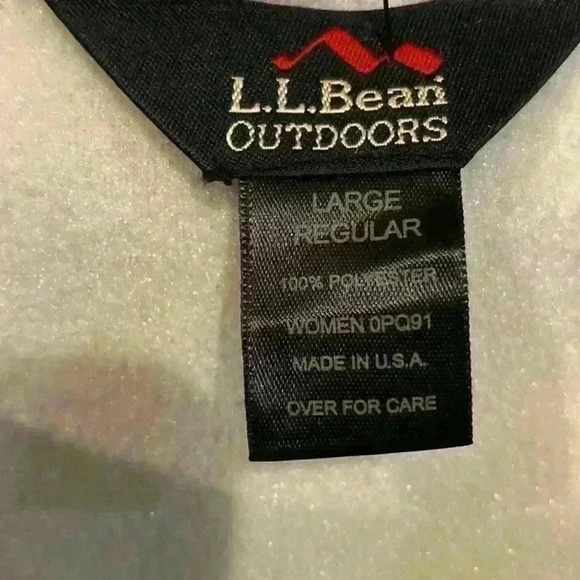 LL Bean outdoors fleece  1/4 zip women’s large - Picture 6 of 7